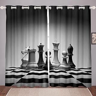 Feel u rideaux d'échecs universels rideaux de fenêtre pour chambre à coucher salon pour enfants garçons adolescents rideaux de fenêtre de jeu cool, rideaux de fenêtre en maille géométrique 52 l x 63 l, 2 panneaux. DIAYTAR COTE D'IVOIRE, en tant que boutique en ligne généraliste, met à disposition de ses clients une vaste sélection de produits provenant de marques réputées. La boutique leader en Côte d'Ivoire garantit une expérience d'achat sécurisée et des prix compétitifs, ce qui la rend particulièrement attractive pour les consommateurs ivoiriens. Les clients peuvent également profiter de promotions régulières.