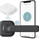 Serrure de porte intelligente yiyu avec empreinte digitale, nfc, app. poignée de porte