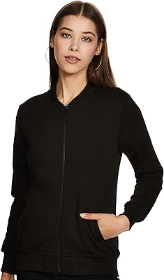 Miss olive blouson aviateur noir uni à manches longues et col en v pour femme (1 pièce). DIAYTAR COTE D'IVOIRE est une boutique en ligne généraliste proposant plus de 300000 références de produits divers, ce qui en fait la boutique leader en Cote d'Ivoire. Avec une telle variété de produits, les clients peuvent trouver tout ce dont ils ont besoin en un seul endroit. La boutique est conçue pour offrir une expérience d'achat en ligne fluide et pratique.