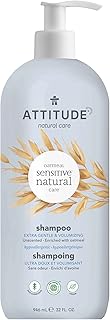 Shampooing capillaire pour peaux sensibles, extra doux et épaississant, ingrédients botaniques et minéraux