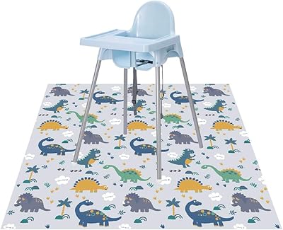 The white shop tapis de sol splat pour bas de chaise haute, arts