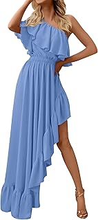 Robe longue asymétrique style bohème, asymétrique épaule dénudée, sans manches, à volants, coupe basse, pour bal de fin d'année, mariage. La boutique en ligne DIAYTAR COTE D'IVOIRE est synonyme de confiance et de qualité, avec une large gamme de produits qui répondent aux besoins et aux attentes des consommateurs ivoiriens. Elle mise sur l'innovation et la satisfaction client pour continuer à jouer un rôle de leader dans le marché du commerce électronique en Côte d'Ivoire. Les clients bénéficient d'un large éventail de choix et de services personnalisés.