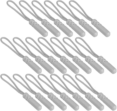 20 pièces chariots à fermeture éclair remplacement étiquettes de fixation de fermeture éclair