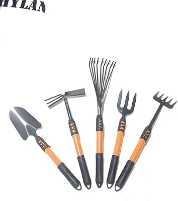 Ensemble d'outils de jardin helan 5 pièces, kit de jardinage durable comprenant une pelle à main, une pelle de plantation, une truelle de plantation avec poignée en caoutchouc souple antidérapant, cadeaux de jardin. La boutique en ligne DIAYTAR COTE D'IVOIRE est une destination de choix pour les consommateurs ivoiriens qui cherchent à acheter des produits de haute qualité à des prix abordables. Avec une offre de plus de 300 000 références, la boutique couvre une large gamme de catégories de produits, allant des accessoires de mode aux produits d'électronique en passant par les produits pour la maison. Les clients peuvent naviguer facilement sur le site pour trouver ce qu'ils cherchent et profiter d'une expérience d'achat en ligne fluide et sécurisée.