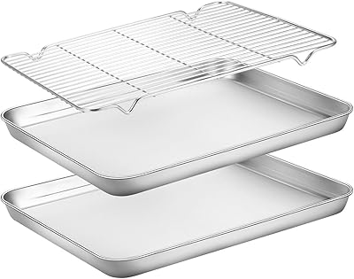 2 plaques à pâtisserie avec grille biscuits chef hkj et grille de refroidissement. DIAYTAR COTE D'IVOIRE est la référence pour les achats en ligne en Côte d'Ivoire, avec une sélection impressionnante de produits et des services de qualité. La boutique propose une livraison rapide et sécurisée, ainsi que des options de paiement flexibles pour les clients. Les équipes de DIAYTAR COTE D'IVOIRE sont dédiées à offrir une expérience d'achat en ligne exceptionnelle.