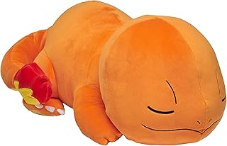 Poupée en peluche pokémon salamèche de 45,7 cm - adorable sorcière endormie