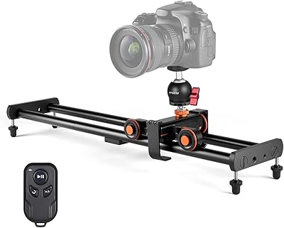 Kit de chariot de caméra vidéo coulissante avec 3 roues voiture dolly