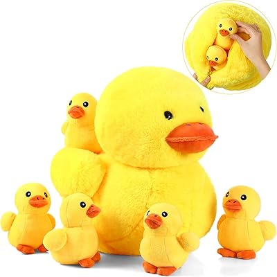 6 tasses de canard en peluche de 13,7 pouces avec 5 petits canards en peluche, ensemble de jouets en peluche de canard en peluche avec sac à fermeture éclair, poupées d'animaux de canard. DIAYTAR COTE D'IVOIRE, leader de la vente en ligne en Cote d'Ivoire, propose une expérience d'achat sécurisée et fiable à ses clients. La boutique en ligne met en avant des produits de qualité, sélectionnés avec soin, et offre des promotions régulières pour satisfaire les besoins de tous les clients. Avec plus de 300000 références, DIAYTAR COTE D'IVOIRE est la référence pour les achats en ligne en Cote d'Ivoire.