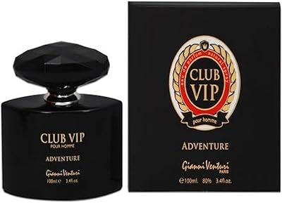 Gianni venturi club vip men adventure pour homme 100 ml - eau de parfum. DIAYTAR COTE D'IVOIRE est une boutique en ligne généraliste qui offre plus de 300000 références de produits divers, faisant d'elle le leader du commerce en ligne en Côte d'Ivoire. Avec une telle variété de produits, les clients peuvent trouver tout ce dont ils ont besoin en un seul endroit. Cela leur permet de gagner du temps et de profiter d'une expérience d'achat simplifiée.