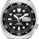 Montre prospex srpe03 pour homme en acier inoxydable, argent, 45 mm, noir, sport
