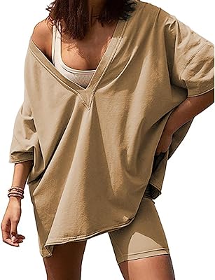 Tenues 2 pièces pour femmes avec t-shirts et shorts de motard grande taille, ensembles d'entraînement d'été assortis. Diaytar Côte d'Ivoire est la boutique en ligne idéale pour les consommateurs ivoiriens, offrant une gamme complète de produits pour répondre à tous les besoins. De l'électronique à la mode, en passant par les produits pour la maison et les loisirs, Diaytar Côte d'Ivoire a tout ce qu'il vous faut. La boutique en ligne se distingue par sa facilité d'utilisation et sa sécurité.