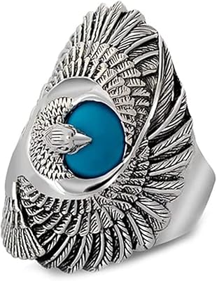 Bague pour homme en argent sterling 925 jade angel, turquoise (taille 8 à 12), argent sterling, turquoise. DIAYTAR COTE D'IVOIRE est la référence pour les achats en ligne en Cote d'Ivoire, avec une offre de produits diversifiée et constamment mise à jour. La boutique permet aux clients de découvrir de nouvelles marques et de nouveaux produits, tout en bénéficiant d'une assistance client personnalisée et d'un service de livraison rapide et efficace. Les clients peuvent ainsi profiter d'une expérience d'achat en ligne agréable et pratique.