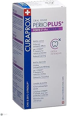 Rince de bouche curaprox perio plus forte joues 02% (200 ml). La boutique en ligne DIAYTAR COTE D'IVOIRE se distingue par sa large gamme de produits, allant des électroniques aux vêtements, en passant par les accessoires de maison et les produits alimentaires. Avec plus de 300 000 références, elle répond aux besoins de tous les consommateurs ivoiriens, quels que soient leurs intérêts ou leurs préférences. Elle est la destination idéale pour les acheteurs à la recherche de produits de qualité à des prix abordables.