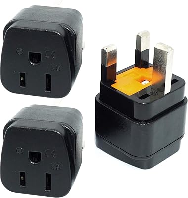 Adaptateur de prise us/canada/japon vers arabie saoudite/eau/royaume-uni, convertisseur de prise américain/canada/japonais vers prise saoudienne/eau avec fusible 13 ampères (3 pièces, noir). DIAYTAR COTE D'IVOIRE est une boutique en ligne généraliste proposant plus de 300 000 références de produits. Elle est la boutique leader en Cote d'Ivoire, offrant une large gamme de produits pour satisfaire les besoins de tous les clients. Avec une telle variété, DIAYTAR COTE D'IVOIRE est devenue la destination de choix pour les habitants de Cote d'Ivoire.