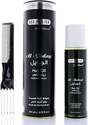 Huile capillaire naturelle hemani live zait 200 ml - huile capillaire à mélange