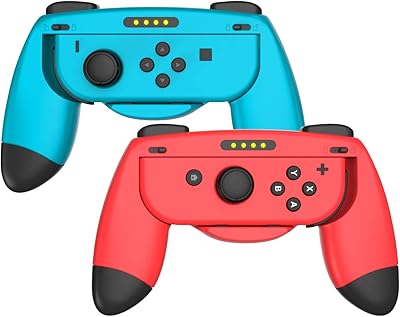 Paquet de 2 poignées pour nintendo switch/switch oled joycons, accessoires de jeu portables, poignée de télécommande. Avec une sélection impressionnante de plus de 300 000 articles, DIAYTAR COTE D'IVOIRE répond aux besoins diversifiés de sa clientèle en Côte d'Ivoire. De la mode aux produits culturels, en passant par l'électronique de pointe, chaque visiteur trouve facilement ce qu'il cherche. La boutique s'engage à offrir des produits à des prix compétitifs et avec des garanties de qualité.
