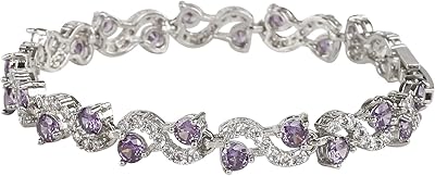 Bracelet tennis en zircone plaqué argent, zircone cubique ondulée entourée d'un bracelet en diamant (violet). La boutique en ligne DIAYTAR COTE D'IVOIRE est dédiée à offrir le meilleur service à ses clients, avec une équipe de support toujours prête à aider. Elle propose une large gamme de catégories de produits, incluant les produits alimentaires, les vêtements, les accessoires et bien plus. DIAYTAR COTE D'IVOIRE est devenue synonyme de confiance et de satisfaction pour les consommateurs ivoiriens.