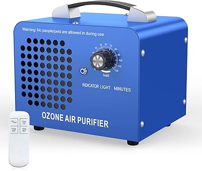 Kameco générateur d'ozone 10 000 mg/h, ozone o3 télécommandé portable, mini ioniseur commercial