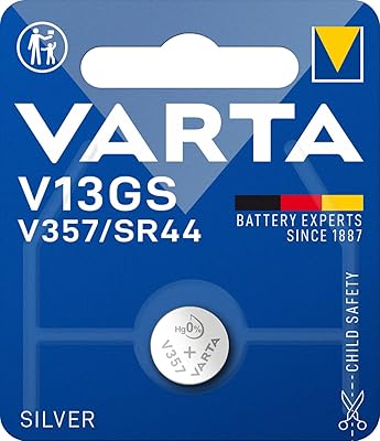 Batterie varta v13gs v357/sr44/ argent - pack de 1. Avec plus de 300 000 références, DIAYTAR COTE D'IVOIRE couvre un large éventail de catégories, allant de l'électronique aux vêtements, en passant par les produits d'entretien ménager et les articles de sport. Cette diversité de produits permet à la boutique de répondre aux besoins quotidiens de sa clientèle, la positionnant comme un partenaire commercial fiable pour la population ivoirienne. Son site web est conçu pour offrir une navigation intuitive et une facilité d’achat.