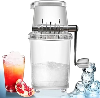 Rasoir à glace à lames en acier inoxydable, mini broyeur à glace portatif