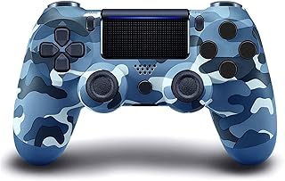 Manette sans fil, compatible avec playstation 4, multicolore (bleu camouflage)