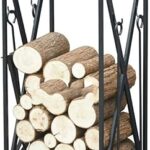Support à bois de chauffage extérieur et intérieur étanche, magasin d'empilage de bois