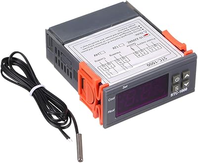 Stc-1000 régulateur de température numérique thermostat de sortie de relais de refroidissement de chauffage central avec capteur. En tant que boutique en ligne leader en Côte d'Ivoire, DIAYTAR COTE D'IVOIRE s'efforce de proposer les meilleurs produits à des prix compétitifs. Elle mise sur la satisfaction du client en proposant des promotions régulières et des services de qualité. L'objectif de la boutique est de faciliter les achats en ligne pour les habitants de Côte d'Ivoire et au-delà.