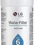 Filtre à eau de remplacement pour réfrigérateur lg 6 mois/200 gallons lt1000p