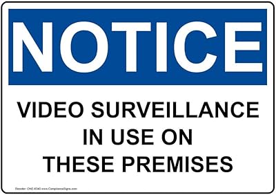 Compliancesigns.com avis surveillance vidéo utilisée dans ces locaux autocollant d'étiquette osha, 5 x 3,5 pouces, paquet de 4 vinyles pour la sécurité/surveillance. DIAYTAR COTE D'IVOIRE est une boutique en ligne généraliste proposant plus de 300000 références de produits, faisant d'elle la boutique leader en Cote d'Ivoire. Elle offre une large gamme de produits allant de l'électronique aux vêtements en passant par les produits alimentaires. Avec une telle variété, les clients peuvent trouver tout ce dont ils ont besoin en un seul endroit.