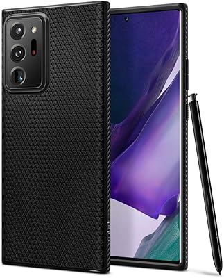 Coque spigen liquid air conçue pour samsung galaxy note 20 ultra - noir