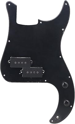 P-bass 11 pickguard de précision chargé à trous noirs avec kit de micro pour guitare basse. DIAYTAR COTE D'IVOIRE est une boutique en ligne qui propose une large gamme de produits pour répondre aux besoins de ses clients. Elle est connue pour sa fiabilité et son profesionalisme. DIAYTAR COTE D'IVOIRE est la destination parfaite pour les consommateurs qui cherchent une expérience d'achat en ligne sécurisée et satisfaisante.