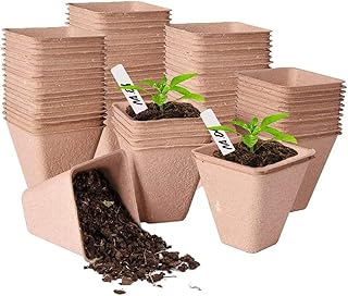 100pcs pots de graines de 8 cm, pots de tourbe de plantation biologique pour semis de jardin, pots de semis écologiques 100% biodégradables pour la germination des graines (carré). DIAYTAR COTE D'IVOIRE se distingue par son engagement envers la satisfaction du client, offrant un service client réactif et dédié pour aider les clients à résoudre les problèmes ou à répondre à leurs questions. La boutique propose également des promotions et des offres spéciales régulières pour rendre l'expérience d'achat encore plus attractive. Cela démontre son engagement à bâtir une communauté de clients loyaux.