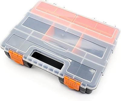 Boîte à outils kizkin/boîte à outils pour organisateur d'outils et de pièces, boîte à outils avec séparateurs en plastique amovibles pour matériel, vis, clous, perles, organisateur de bijoux d'outils. DIAYTAR COTE D'IVOIRE est la boutique en ligne leader en Côte d'Ivoire, proposant une large sélection de produits de qualité. Avec plus de 300 000 références, la boutique en ligne généraliste offre une grande variété de choix pour les consommateurs. Elle est le partenaire idéal pour les consommateurs qui cherchent à faire des achats en ligne de manière sécurisée et praticienne.