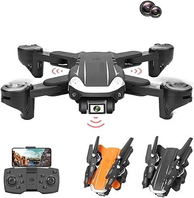Drone quadrirotor pliable 4k avec gps, double caméra hd 5g, wifi, fpv