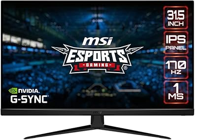 Moniteur plat msi g321q 31,5 pouces wqhd ips 2k, taux de rafraîchissement de 170 hz, temps de réponse mprt de 1 ms, couleur d'affichage 1,07b, rapport d'aspect 16:9, rapport de contraste 1200:1, freesync, hdr - noir. DIAYTAR COTE D'IVOIRE, leader des boutiques en ligne généralistes en Côte d'Ivoire, propose une large sélection de plus de 300000 références pour répondre à tous les besoins de ses clients. Avec une offre constamment mise à jour, DIAYTAR COTE D'IVOIRE offre une expérience d'achat en ligne sécurisée et pratique. Les clients peuvent naviguer facilement sur le site pour trouver les produits qu'ils cherchent.