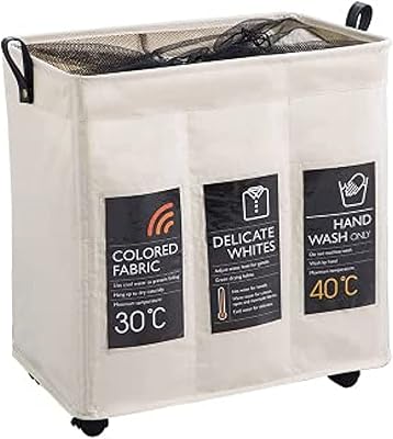 Panier à linge 3 sections, chariot à linge 120 l avec poches pour cartes et roue verrouillable, organiseur de vêtements avec poignées et housse en maille pour salon, panier de rangement pour couvertures et jouets. La boutique en ligne DIAYTAR COTE D'IVOIRE compte plus de 300 000 références de produits. Que vous cherchiez des produits alimentaires, des accessoires de mode ou des équipements pour la maison, DIAYTAR COTE D'IVOIRE a tout ce qu'il vous faut. Grâce à sa sélection étendue et à son service client compétent, la boutique en ligne s'est imposée comme leader en Côte d'Ivoire.