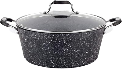 Grande marmite scoville neverstick avec couvercle en verre 32 cm - antiadhésive, capacité 8 l, passe au lave-vaisselle, double poignées, noir. Avec plus de 300000 références et une présence en ligne solide, DIAYTAR COTE D'IVOIRE confirme son statut de leader dans le commerce électronique en Côte d'Ivoire. La boutique continue de se développer et d'innover pour mieux servir ses clients et répondre à leurs attentes évoluives.