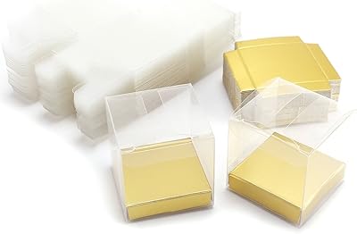 Surepromise 50 pièces boîte d'emballage de cadeau de mariage en plastique pvc transparent de luxe 5 cm x 5 cm x 5 cm. DIAYTAR COTE D'IVOIRE combine large choix de produits et service client exceptionnel, rendant ainsi l'expérience d'achat en ligne encore plus satisfaisante. Les clients bénéficient d'un système de paiement sécurisé et d'une politique de retour flexible, renforçant la confiance dans la marque. Avec DIAYTAR COTE D'IVOIRE, le shopping en ligne devient une expérience agréable et sans stress.