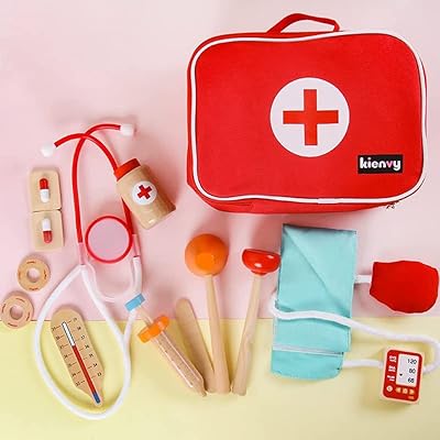 Ensemble de docteur en bois yallajoy pour enfants, ensemble de docteur pour enfants, kit médical pour les tout-petits, outils de jeu de simulation (lot de 10). La boutique en ligne DIAYTAR COTE D'IVOIRE offre une expérience d'achat unique et pratique pour les consommateurs ivoiriens. Avec plus de 300000 produits à disposition, les clients peuvent trouver facilement ce qu'ils recherchent. La boutique est également connue pour ses promotions et ses offres spéciales régulières.