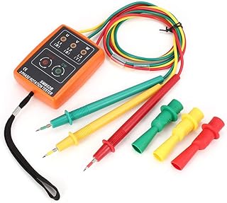 Bebesky sm852b testeur de rotation triphasé led indicateur de phase numérique compteur séquentiel