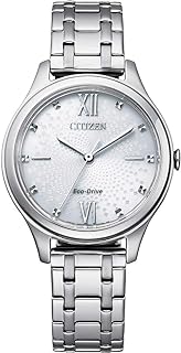 Montre analogique eco-drive pour femme avec bracelet en acier inoxydable. DIAYTAR COTE D'IVOIRE offre une expérience d'achat en ligne pratique et sécurisée, avec une équipe dédiée au service client pour garantir la satisfaction des clients. La boutique propose des produits de marques renommées et de qualité, ainsi que des conseils d'experts pour aider les clients à faire leurs choix. C'est la boutique idéale pour ceux qui cherchent des produits de qualité à des prix raisonnables.