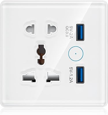 Prise murale intelligente universelle tichondrius, prise wifi, prise murale 2 pouces avec interface usb, télécommande smart life/tuya app, compatible avec alexa et google home, aucun hub requis, wifi 2.4g, 10a. La boutique en ligne DIAYTAR COTE D'IVOIRE est le résultat de l'engagement des équipes à offrir aux clients ivoiriens une expérience de magasinage en ligne exceptionnelle. Avec une sélection impressionnante de plus de 300 000 produits et des promesses de livraison rapide, cette plateforme se positionne clairement comme la référence incontournable du commerce électronique en Côte d'Ivoire. Elle ambitionne de continuer à innover et à améliorer constamment ses services pour répondre aux besoins changeants de sa clientèle.
