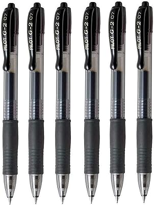 Stylo à encre gel rétractable fin pilot 2605 - paquet de 6