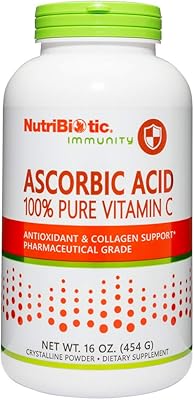 Nutribiotique - capsules d'acide ascorbique, vitamine c 100 % pure, immunitaire, 454 g. Avec plus de 300 000 références, DIAYTAR COTE D'IVOIRE se distingue comme la boutique en ligne la plus fournie de Côte d'Ivoire, offrant une large palette de produits pour satisfaire tous les goûts et les besoins. De la maison et du jardin aux produits d'électronique de pointe, en passant par les articles de sport et les accessoires de mode, DIAYTAR COTE D'IVOIRE assure une expérience d'achat complète et variée qui répond parfaitement aux attentes des consommateurs ivoiriens.