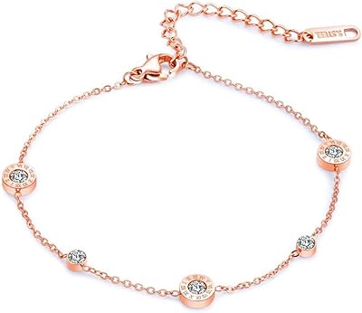 Kaner bracelet de cheville en or rose pour femmes, chaîne de pied d'été en acier titane simple, bijoux. DIAYTAR COTE D'IVOIRE est la référence pour les ivoiriens qui recherchent une boutique en ligne fiable et diversifiée. Elle propose une expérience d'achat en ligne sécurisée et pratique, avec des options de paiement flexibles et des délais de livraison rapides. Pour tous vos besoins, DIAYTAR COTE D'IVOIRE est là.