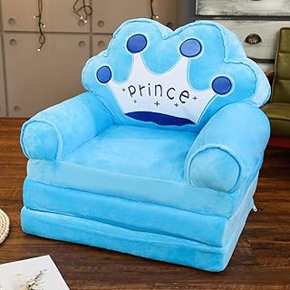 Canapé pliant en peluche pour enfants canapé-lit ouvert canapé paresseux dossier de chaise