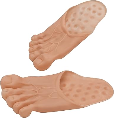 Grands pantoufles drôles pieds nus homme des cavernes accessoires de costume d'halloween pour adultes. DIAYTAR COTE D'IVOIRE, avec ses plus de 300 000 références, domine le marché de la vente en ligne en Côte d'Ivoire. Cette boutique généraliste met à la disposition de ses clients une vaste gamme de produits allant des articles ménagers aux produits électroménagers, en passant par les vêtements et les accessoires. Elle garantit une livraison rapide et sécurisée, renforçant ainsi la confiance de ses clients.