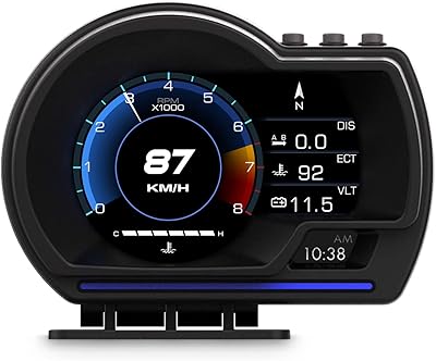 Écran hud de voiture olimi, jauge obd 2 + gps, outil de diagnostic