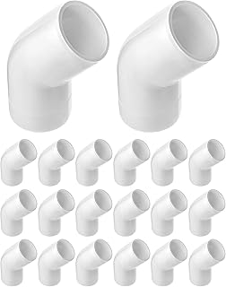 Coude en pvc q-work de 1 pouce à 45 degrés, deux voies, 20