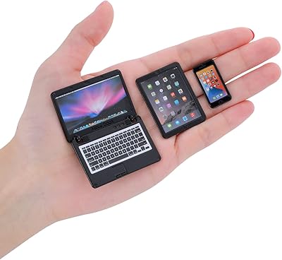 1:12 mini tablette portable pour maison de poupée, smartphone, accessoires d'ordinateur de simulation en métal, jouets miniatures, accessoires de meubles de simulation pour maison de poupée (3 pièces). Chez DIAYTAR COTE D'IVOIRE, nous nous engageons à vous apporter la meilleure expérience d'achat en ligne possible. Notre vaste sélection de produits, alliée à notre service client dédié, fait de nous la destination idéale pour tout ce dont vous avez besoin. Rejoignez notre communauté et découvrez pourquoi nous sommes leaders en Côte d'Ivoire.